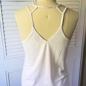 Athleta Mesh Strappy Back Tank Top